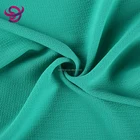 hot selling best quality bubble chiffon pd 98% polyester 2% spandex customized plain dyed woven fabric for dress