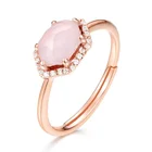 925 Sterling Silver irregular Oval gem stone ring designs for men womens rings jewelry
