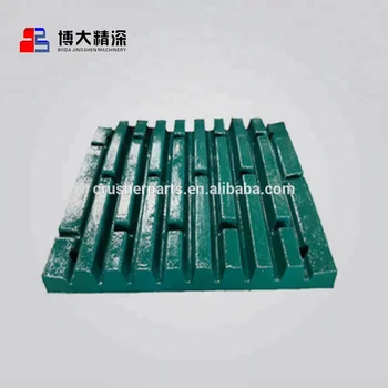 metso crusher spare part jaw plate for C140 jaw crusher
