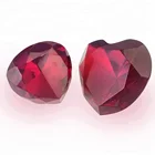 Wholesale Red Colored Crystal Glass Heart Shape Diamond Paperweight Wedding Centerpiece For Gift