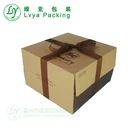 High Quality Customizable Folding Corrugated famous brand Board Bakery wedding Cake Gift Packing Box