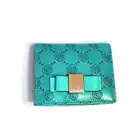 Fashion flower purse wholesale ladies wallet buckle women embossed leather wallet bow wallet