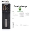 Alonefire MC101 Intelligent Li-ion LiFePO4 Ni-MH Ni-Cd 3.7/1.2V Rechargeable battery USB charger CR123A 26650 18650 18350 16340