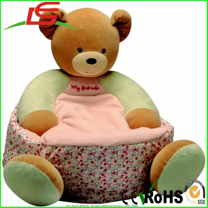 Handmade soft elephant baby plush animal sofa chair3.jpg
