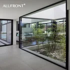 Florida Apartment project use Hurricane proof impact resistance storefront fixed window with 70 PSF