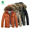 New Style Business Casual Apparel Thick Man Winter Duck Down Jacket with Fur Hood