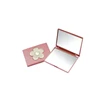square plastic folding cosmetic compact mirror make up pocket mirror double sides mirror one side magnifying