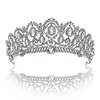 Wholesale High Quality Big Crystal Stone Wedding Tiaras Bride Baroque Crown