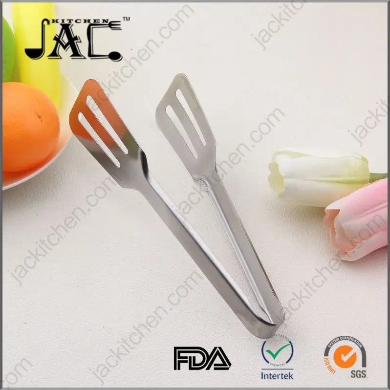 Recyclable Stainless Steel Serving Tong For Bbq