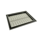 Handmade large luxury black square hotel tray