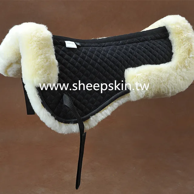 Horse western sheepskin saddle pad wholesale