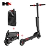Top Quality Quadruple Folding 20 Mph Electric Scooter For Big Man With Removable Battery