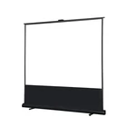 100-inch high-definition new design outdoor rise floor-standing electric projection screen