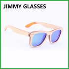 With wood case box Sunglasses Packaging Polarized Bamboo Sunglasses Wooden Sun Glasses Polarised