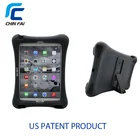 Factory OEM silicone shockproof heavy duty case for iPad air 2 tablet with back stand and speaker
