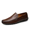 Handmade casual men driving shoes moccasin Loafers with flexible lining shoes for men