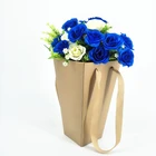 Custom made luxury cardboard foldable box for flowers packaging