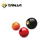Black/Red Bakelite Spherical Ball Knobs