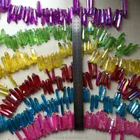 Raw Rainbow Aura Quartz Spike Magic