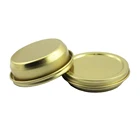 Hot sale 30g 50g 100g 250g 500g empty 8oz caviar tin cans with rubber band