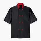 Wholesale professional chef uniform customized restaurant chef coat kitchen cooking wear