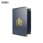 Custom Graduation Diploma Cover A4 Leather Certificate Folder Holder