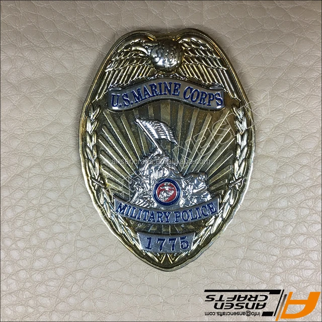 custom 3d military police marine corps challenge coin