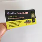 Custom printing 10ml hologram vial steroids label stickers