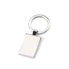 custom designed blank metal keychain for sublimation