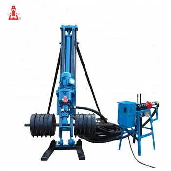 Portable small DTH hammer water borehole drilling rig KQD70, View Portable small drilling rig, Kaish