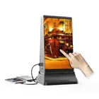 Factory direct sell ADX-5 hotel table advertising player Advertising Player Display Different Contents on Both Sides