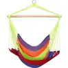 Colorful Caribbean Polyester Rope Hanging Hammock Chair for Outdoor