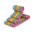 Small hanger plastic for kids eco-friendly 0-8 year old children non-slip material plastic child coat hanger