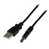 Musta 1m USB to Type N Barrel 5V DC Power Cable