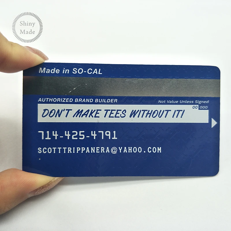 card custom stainless steel metal magnetic stripe card vip card
