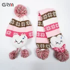 High Quality Beanie hat and scarf calceta gorro bufanda For kids