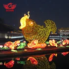 Chinese Wholesale Water Park Fish Animal Lantern Show