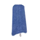 New magic washable Microfiber twisting wet mop pad with hook and loop backing