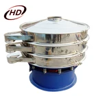 Horizontal grain industry rotary vibrating screen sieve for wheat flour