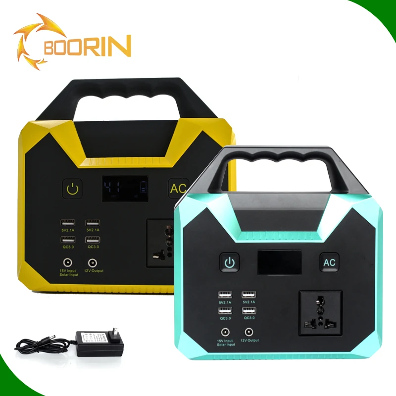 Portable power generator AC 100W 200W 300W 500W 1000W 220v outdoor power bank station 110v USA EU charger mini solar power bank - ANKUX.COM
