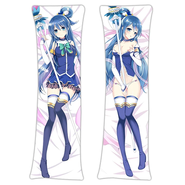 New Aqua Konosuba Anime Dakimakura Japanese Pillow Cover