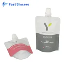 Wholesale Customized Reusable Juice Drink Food Packaging Bag Liquid Stand up Spout Pouch