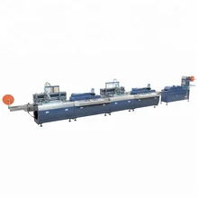 One Color Double Side Screen Printing Machine , Automatic Silk Screen Garment Label Printing Machines JD-3001