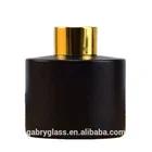 Manufacturer Custom Empty 100ml Round Reed Black Glass Diffuser Bottle