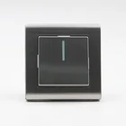 Different styles quality primacy different types wall switch socket OEM silver stainless steel wall flush mounted