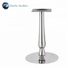 New modern adjustable lifting bar chair stainless steel base Polish aluminum leg for glass dining tops MB-15