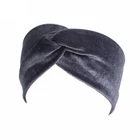 Hot selling muslim pleuche women hats sport colorful hair band