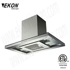 36'' Stainless Steel Hood Kitchen Island