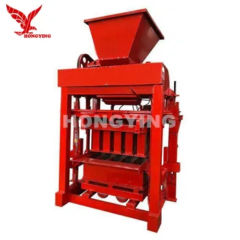 QTJ4-40A diesel engine cement block making machine sale in ethiopia cement brick making machine price in kerala