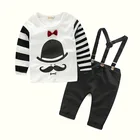 Manufacturing boutique outfits newborn autumn 2 pcs kids clothes clothing set with good quality